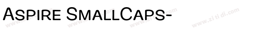 Aspire SmallCaps字体转换